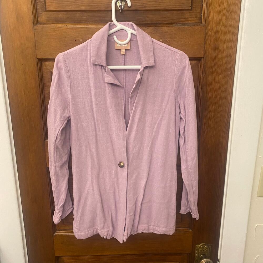 Show Me Your Mumu Artemis Blazer size XS Purple Lavender Women's Jacket